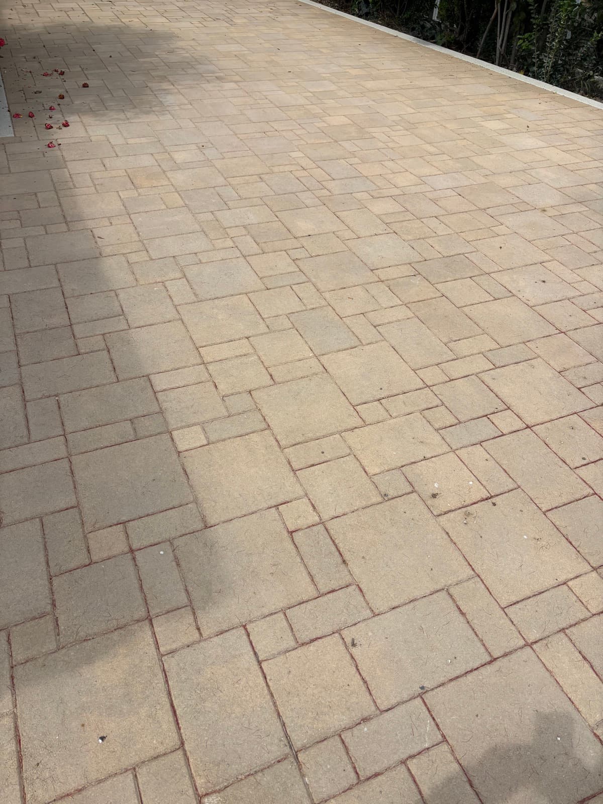 Finished hardscape project in Orange County
